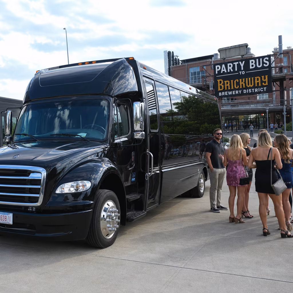 Rent a Bus to Brickway Brewery District
