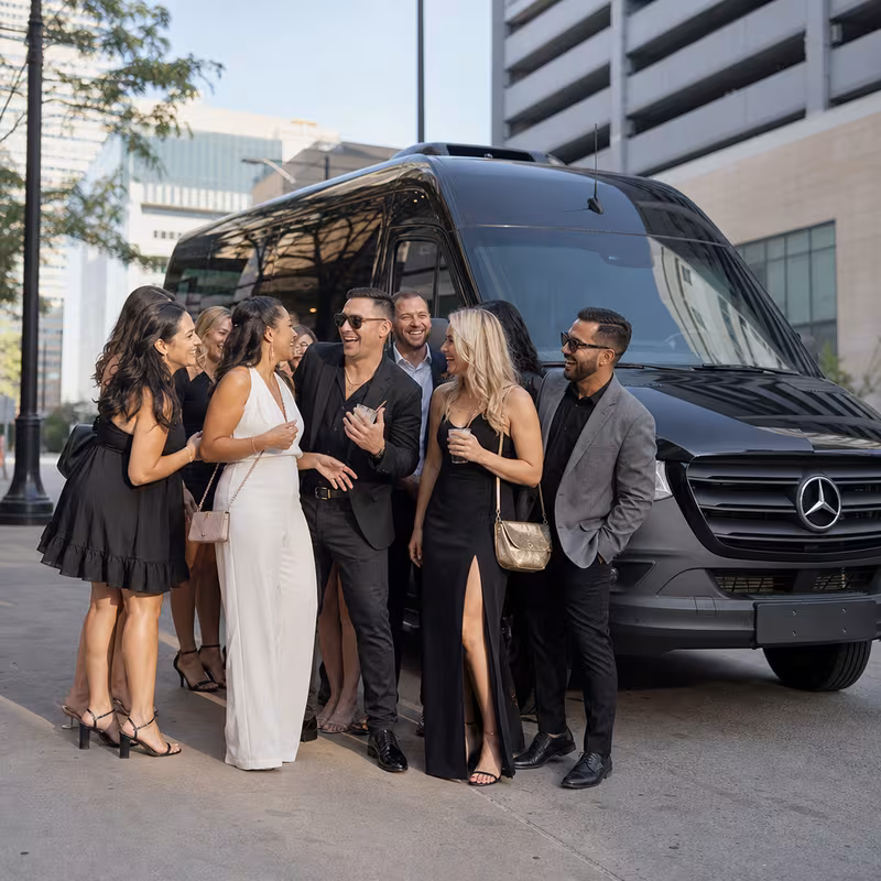Omaha Bachelor & Bachelorette Transportation fleet vehicle