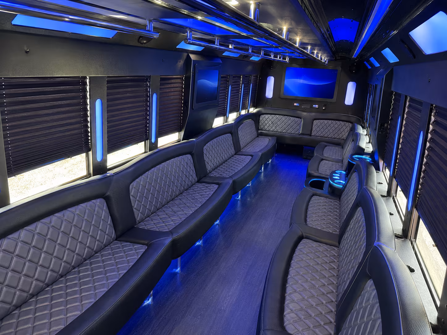 Omaha Prom & Homecoming Transportation party bus exterior
