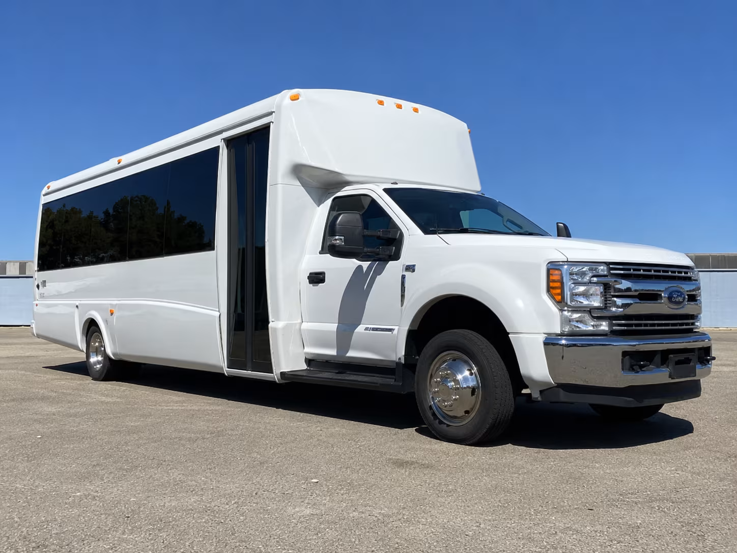 Omaha School Event Transportation party bus exterior