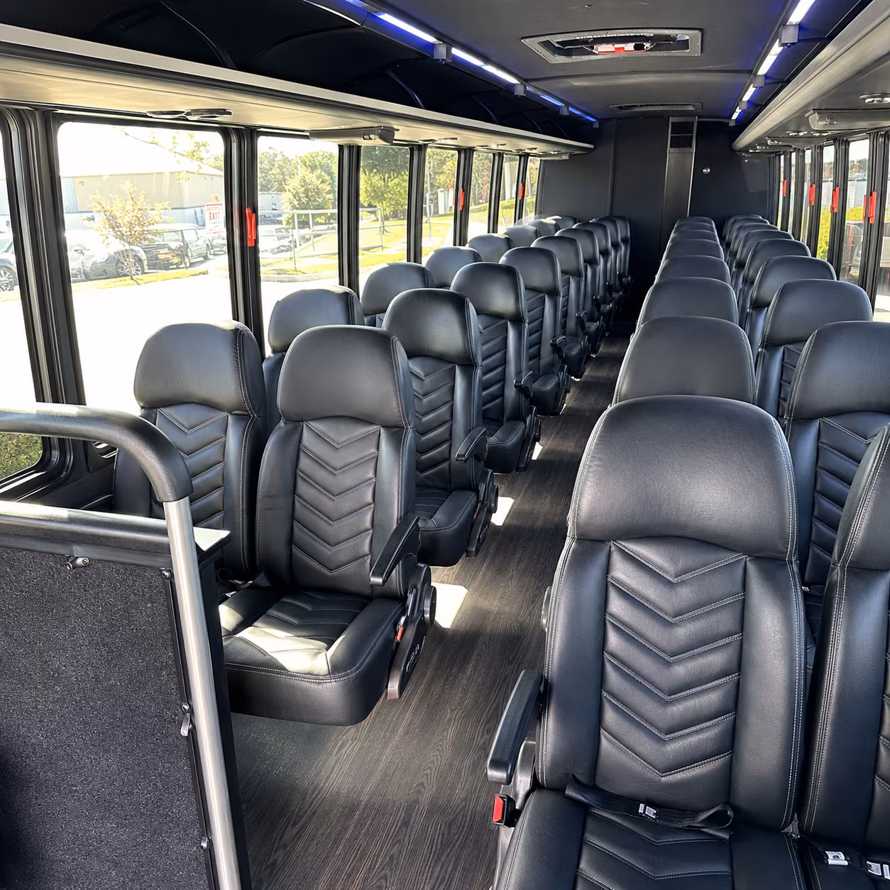 Omaha School Event Transportation party bus exterior