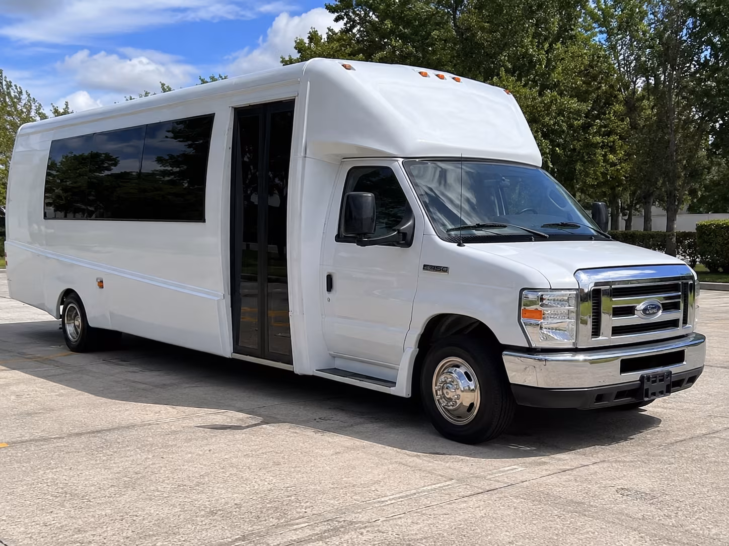 Omaha Sporting Event Transportation party bus exterior