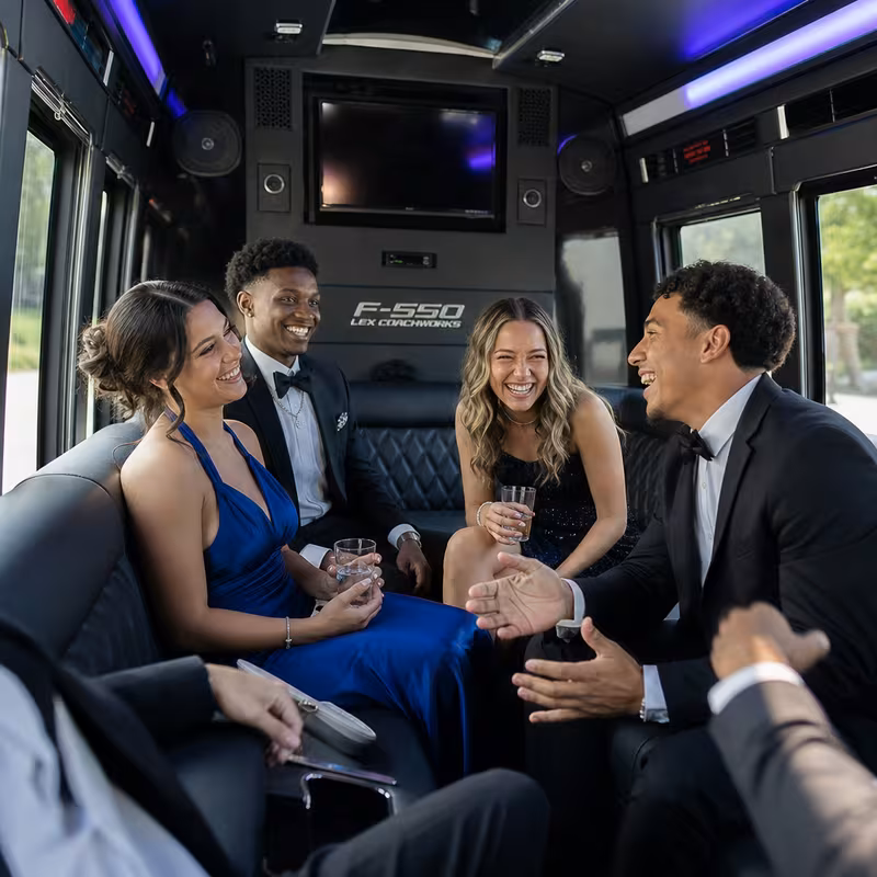 Omaha Prom & Homecoming Transportation fleet vehicle
