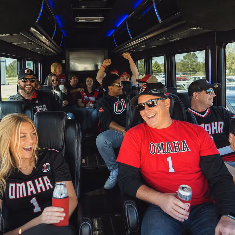 Omaha Sporting Event Transportation fleet vehicle