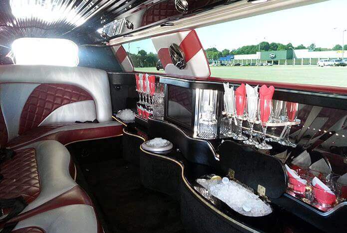 Infiniti Limo interior